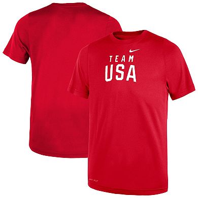 Toddler Nike Red Team USA Legend Performance T-Shirt