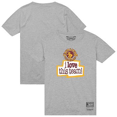 Men's Mitchell & Ness Heather Gray Cleveland Cavaliers I Love This Team T-Shirt
