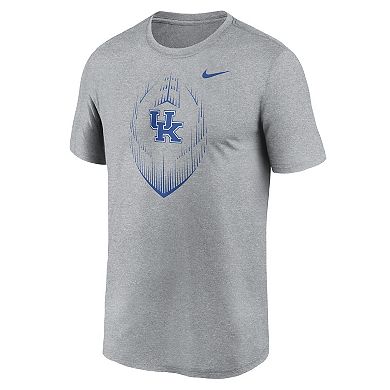 Men's Nike Heather Gray Kentucky Wildcats Primetime Legend Icon Performance T-Shirt