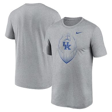 Men's Nike Heather Gray Kentucky Wildcats Primetime Legend Icon Performance T-Shirt