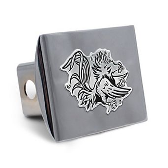 WinCraft South Carolina Gamecocks Premium Metal Chrome Hitch Cover
