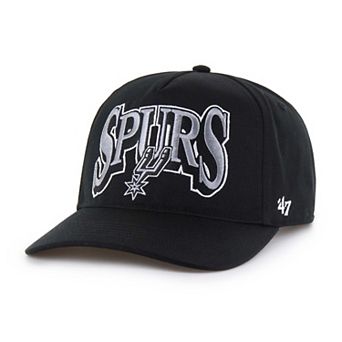 Men's '47 Black San Antonio Spurs Every Time Past Champs Hitch Adjustable Hat