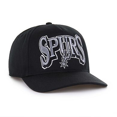Men's '47 Black San Antonio Spurs Every Time Past Champs Hitch Adjustable Hat