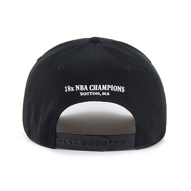 Men's '47 Black Boston Celtics Every Time Past Champs Hitch Adjustable Hat
