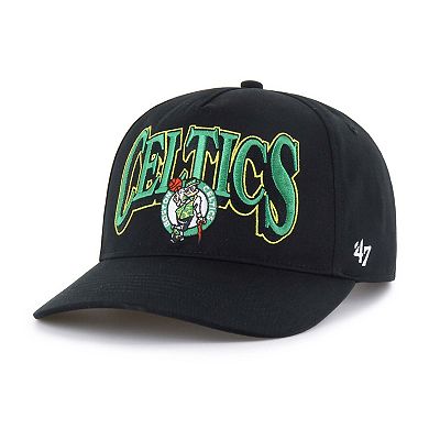 Men's '47 Black Boston Celtics Every Time Past Champs Hitch Adjustable Hat