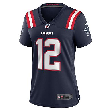 Women's Nike Tom Brady Navy New England Patriots Retired Game Jersey