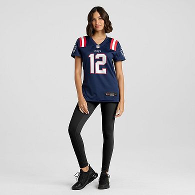 Women's Nike Tom Brady Navy New England Patriots Retired Game Jersey