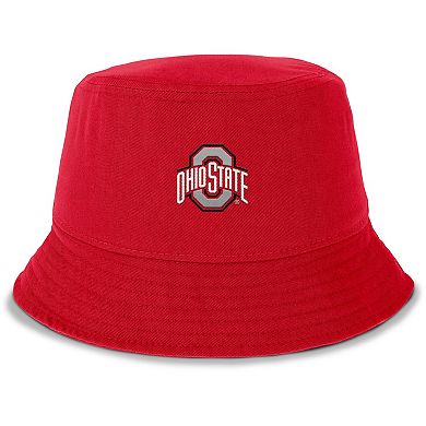 Men's Nike Scarlet Ohio State Buckeyes Apex Primetime Bucket Hat