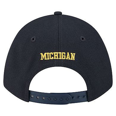 Men's New Era Navy Michigan Wolverines Team Collective 9FORTY M-Crown Adjustable Hat