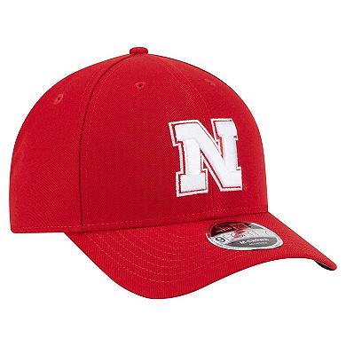 Men's New Era Scarlet Nebraska Huskers Team Collective 9FORTY M-Crown Adjustable Hat