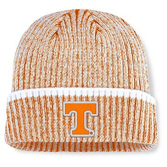 Men's Fanatics Tennessee Orange/White Tennessee Volunteers Haze Cuffed Knit Hat