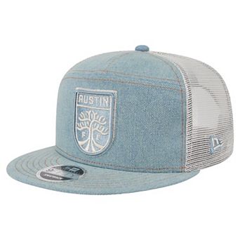 Men's New Era Denim/Tan Austin FC 9FIFTY Camp Snapback Hat