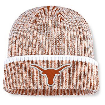 Men's Fanatics Texas Orange/White Texas Longhorns Haze Cuffed Knit Hat