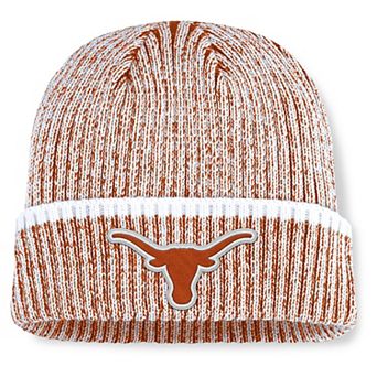 Men's Fanatics Texas Orange/White Texas Longhorns Haze Cuffed Knit Hat