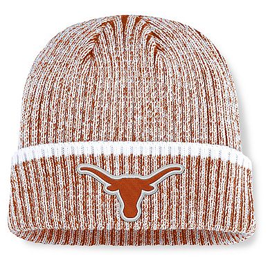 Men's Fanatics Texas Orange/White Texas Longhorns Haze Cuffed Knit Hat