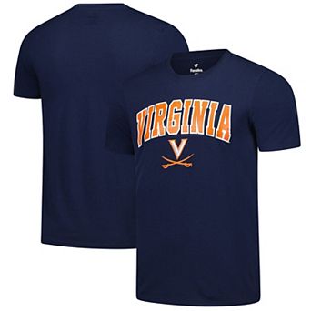 Men's Navy Virginia Cavaliers Basic Arch T-Shirt