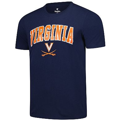 Men's Navy Virginia Cavaliers Basic Arch T-Shirt