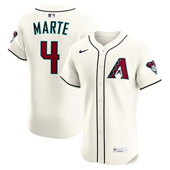 Men's Nike Ketel Marte Cream Arizona Diamondbacks Home Elite Jersey