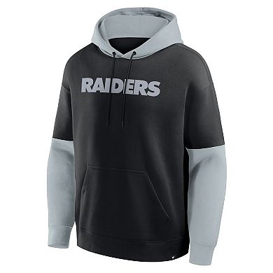 Men's Fanatics Black Las Vegas Raiders Helmet Pullover Hoodie