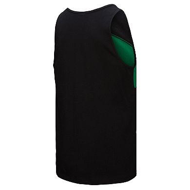 Men's Mitchell & Ness Black Philadelphia Eagles Retro Colorblock Tank Top