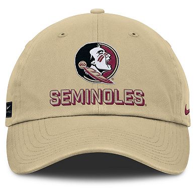Men's Nike Gold Florida State Seminoles 2025 On-Field Club Adjustable Hat