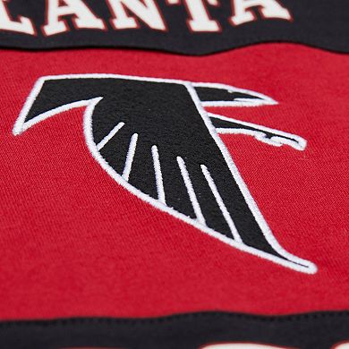 Men's Mitchell & Ness Black Atlanta Falcons Retro Colorblock Tank Top