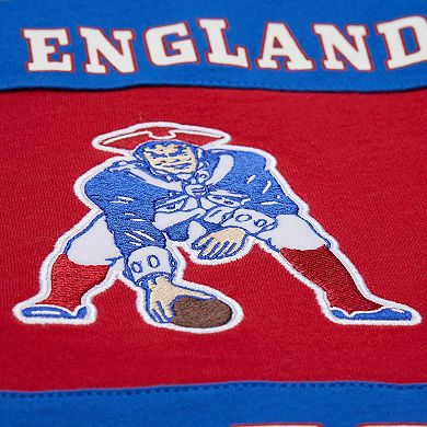 Men's Mitchell & Ness Royal New England Patriots Retro Colorblock Tank Top