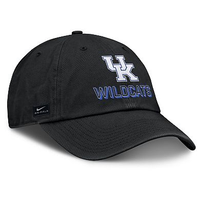 Men's Nike Black Kentucky Wildcats 2025 On-Field Club Adjustable Hat