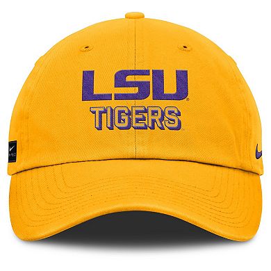 Men's Nike Gold LSU Tigers 2025 On-Field Club Adjustable Hat