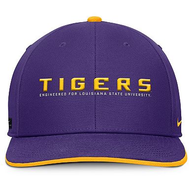 Men's Nike Purple LSU Tigers 2025 On-Field Pro Performance Adjustable Hat