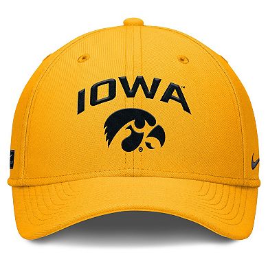 Men's Nike Gold Iowa Hawkeyes 2025 On-Field Rise Performance Flex Hat