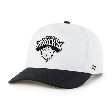Men's '47 New York Knicks Black & White Hitch Adjustable Hat