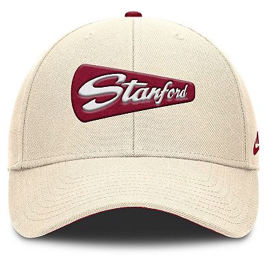 Men's Nike Natural Stanford Cardinal Rise Legacy Adjustable Hat