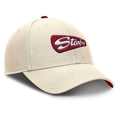 Men's Nike Natural Stanford Cardinal Rise Legacy Adjustable Hat