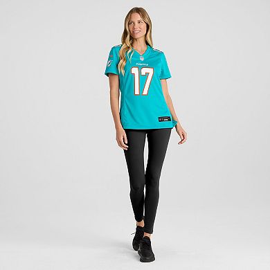 Women's Nike Jaylen Waddle Aqua Miami Dolphins Game Player Jersey