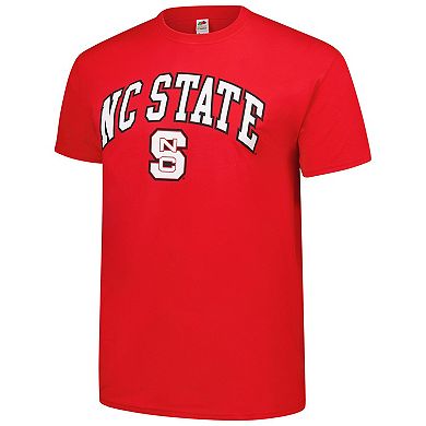 Men's Red NC State Wolfpack Basic Mascot Logo T-Shirt
