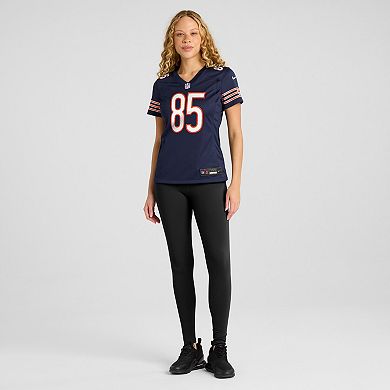 Women's Nike Cole Kmet Navy Chicago Bears Game Jersey