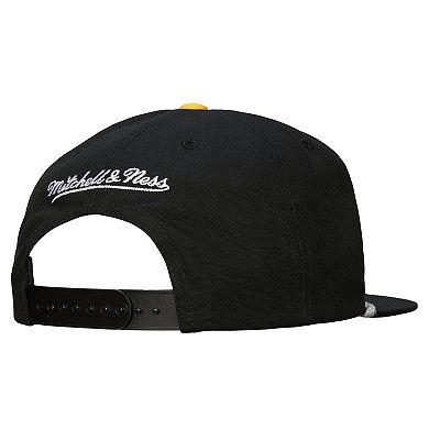 Men's Mitchell & Ness Black Los Angeles Lakers Ascend Deadstock Snapback Hat