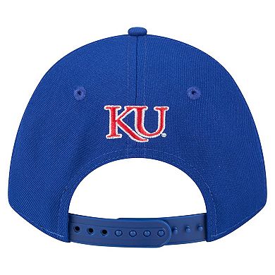 Men's New Era Royal Kansas Jayhawks Team Collective 9FORTY M-Crown Adjustable Hat