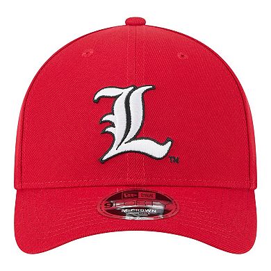 Men's New Era Red Louisville Cardinals Team Collective 9FORTY M-Crown Adjustable Hat