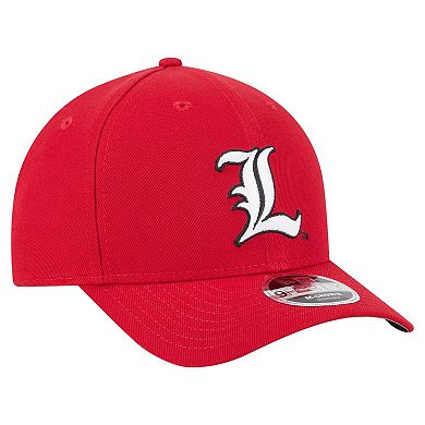 Men's New Era Red Louisville Cardinals Team Collective 9FORTY M-Crown Adjustable Hat