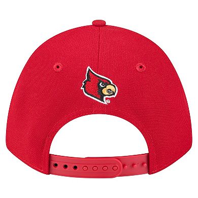 Men's New Era Red Louisville Cardinals Team Collective 9FORTY M-Crown Adjustable Hat