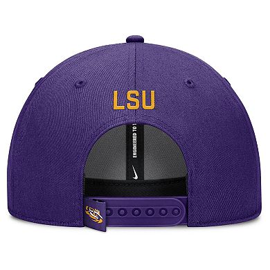 Men's Nike Purple LSU Tigers 2025 On-Field Rise Performance Adjustable Hat