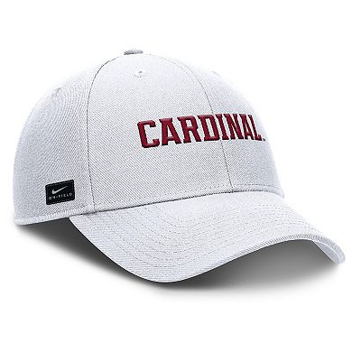 Men's Nike White Stanford Cardinal 2025 On-Field Rise Performance Adjustable Hat