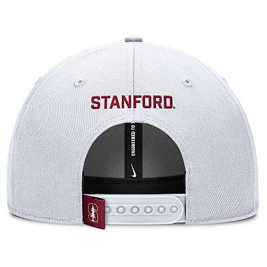 Men's Nike White Stanford Cardinal 2025 On-Field Rise Performance Adjustable Hat