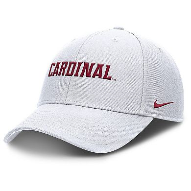 Men's Nike White Stanford Cardinal 2025 On-Field Rise Performance Adjustable Hat