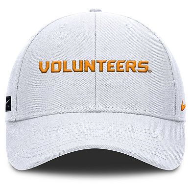 Men's Nike White Tennessee Volunteers 2025 On-Field Rise Performance Adjustable Hat