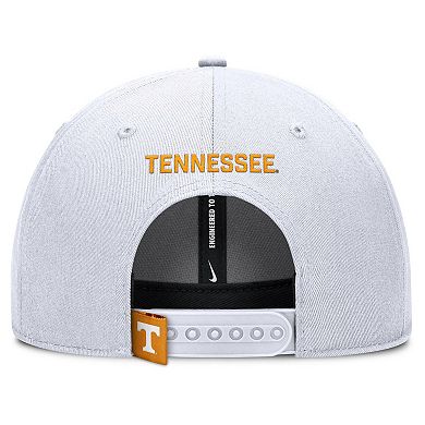 Men's Nike White Tennessee Volunteers 2025 On-Field Rise Performance Adjustable Hat