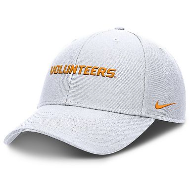 Men's Nike White Tennessee Volunteers 2025 On-Field Rise Performance Adjustable Hat