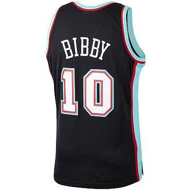 Men's Mitchell & Ness Mike Bibby Black Vancouver Grizzlies 2000/01 Hardwood Classics Swingman Jersey